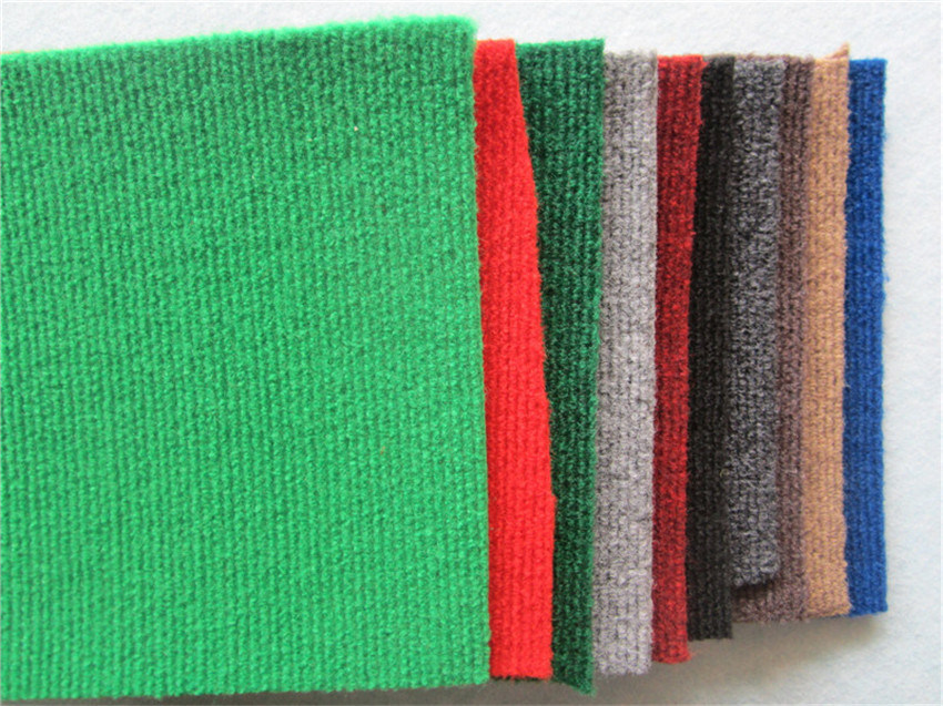 100% Polyester Non Woven Needle Punch Carpet/Rib Exhibition Carpet