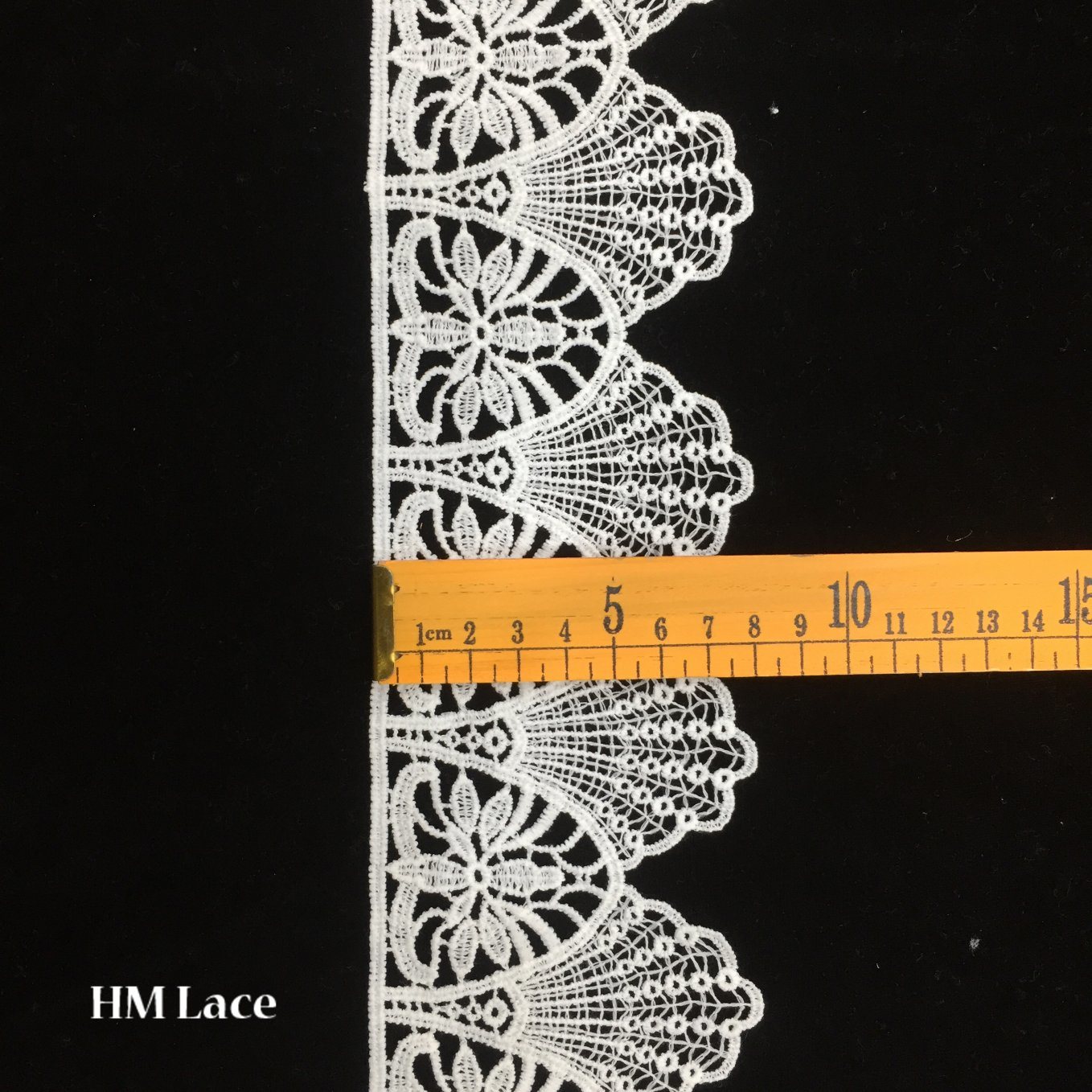 8cm White Floral Eyelet Embroidered Lace Trim Fabric for Garment Skirt Extender Wedding Home Decor DIY Craft Supply Hmhb1233