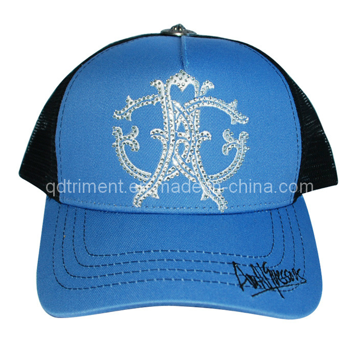 5 Panel Embroidery Snapback Mesh Baseball Trucker Hat (TRT024)
