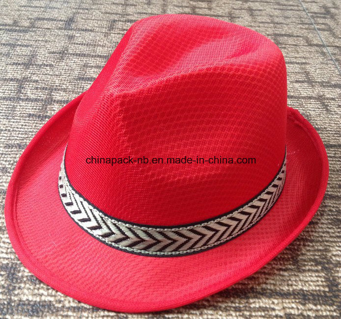 Promotional Oliver Straw Fedora Hats with Different Colors