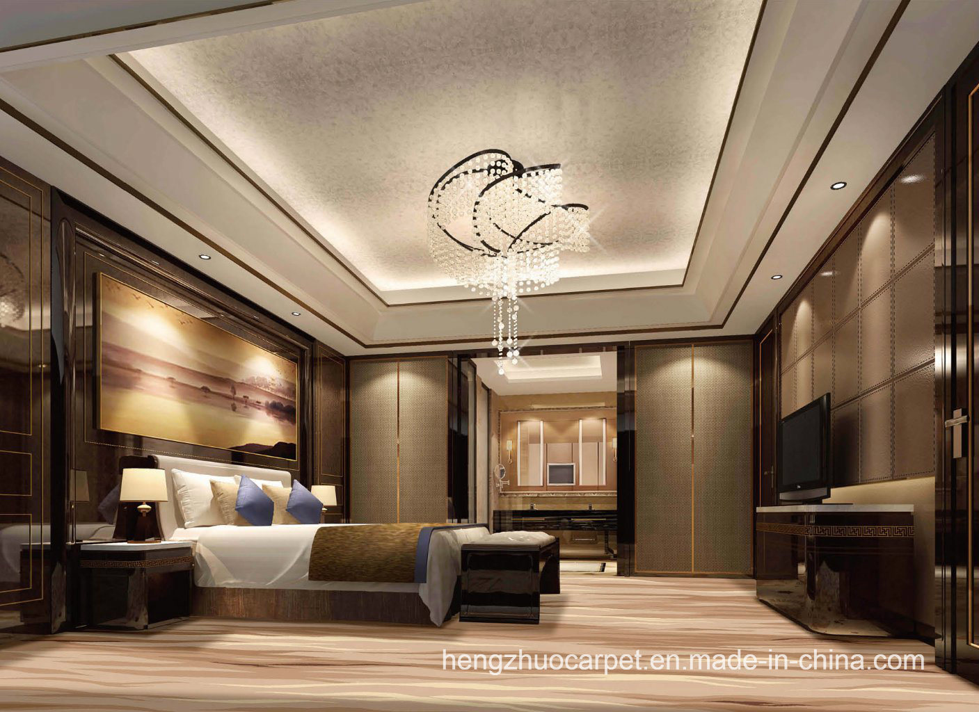 Luxury Hotel Guestroom Axminster Carpet