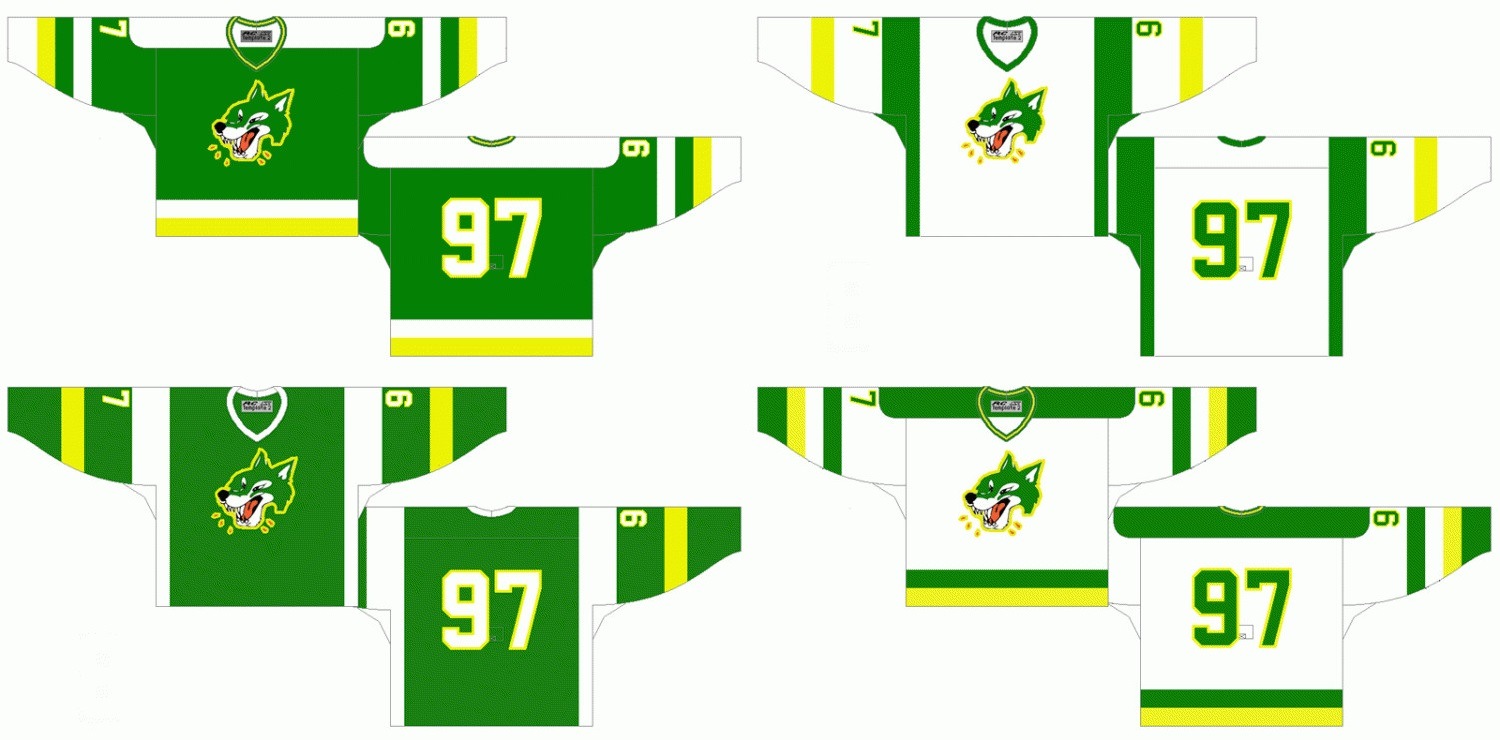 Customized Ontario Hockey League Sudbury Wolves Hockey Jersey