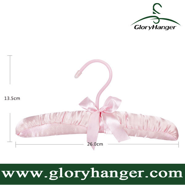 Children's Pink Satin Padded Hangers for Clothing Shop Display