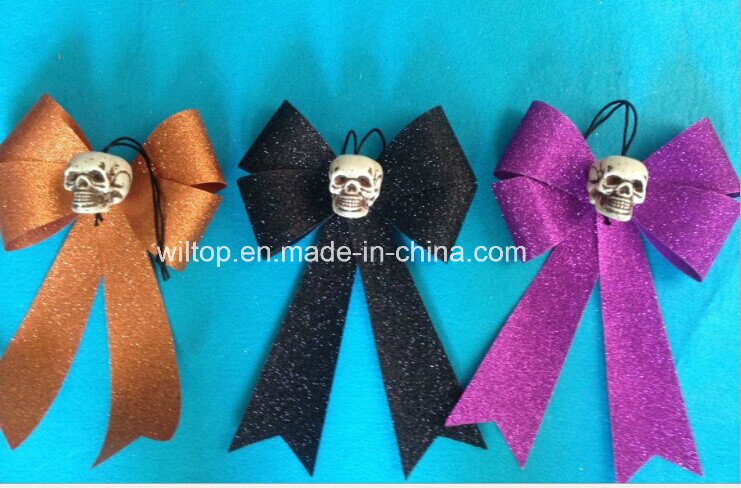 Halloween Glitter Skull Bow Ties (WA002)