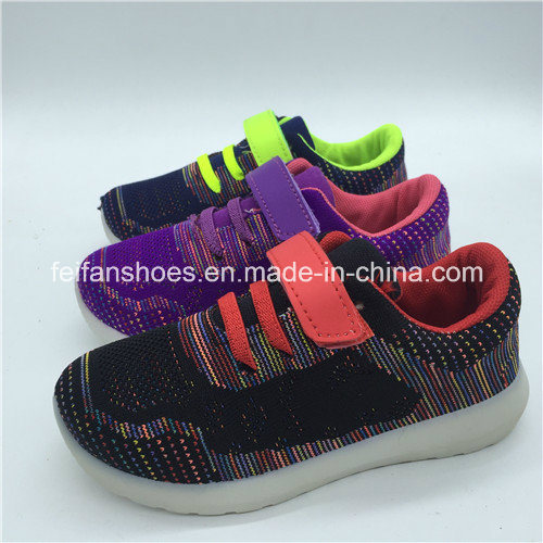 China Hotsale Children Casual Canvas Injection Shoes Comfortable Footwear (HH1206-1)