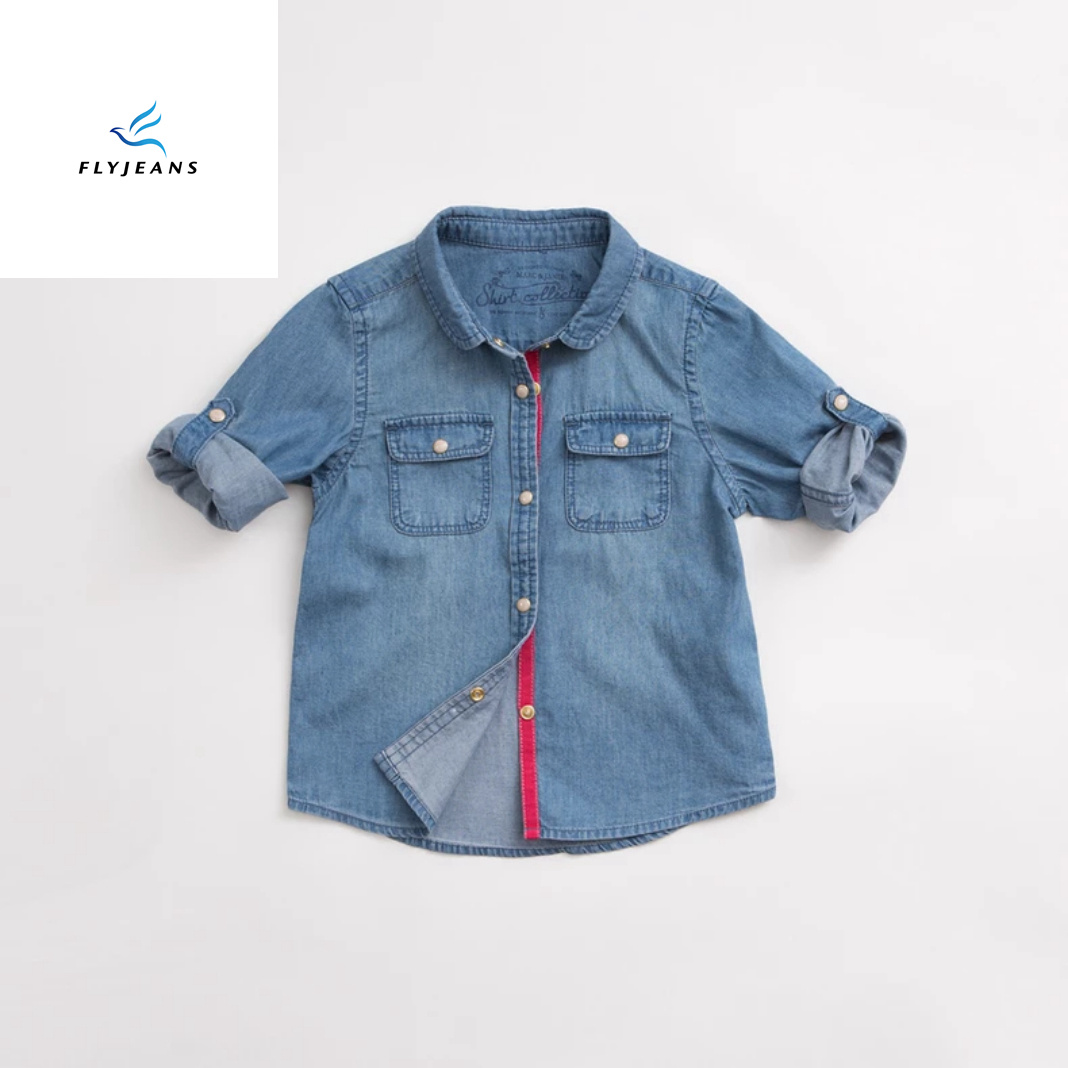 Fashion Popular Long Sleeve Denim Shirt for Girls by Fly Jeans