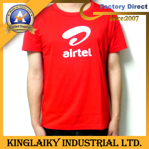 2016 New Design Promotional T Shirt with Logo Printing (KT-002A)