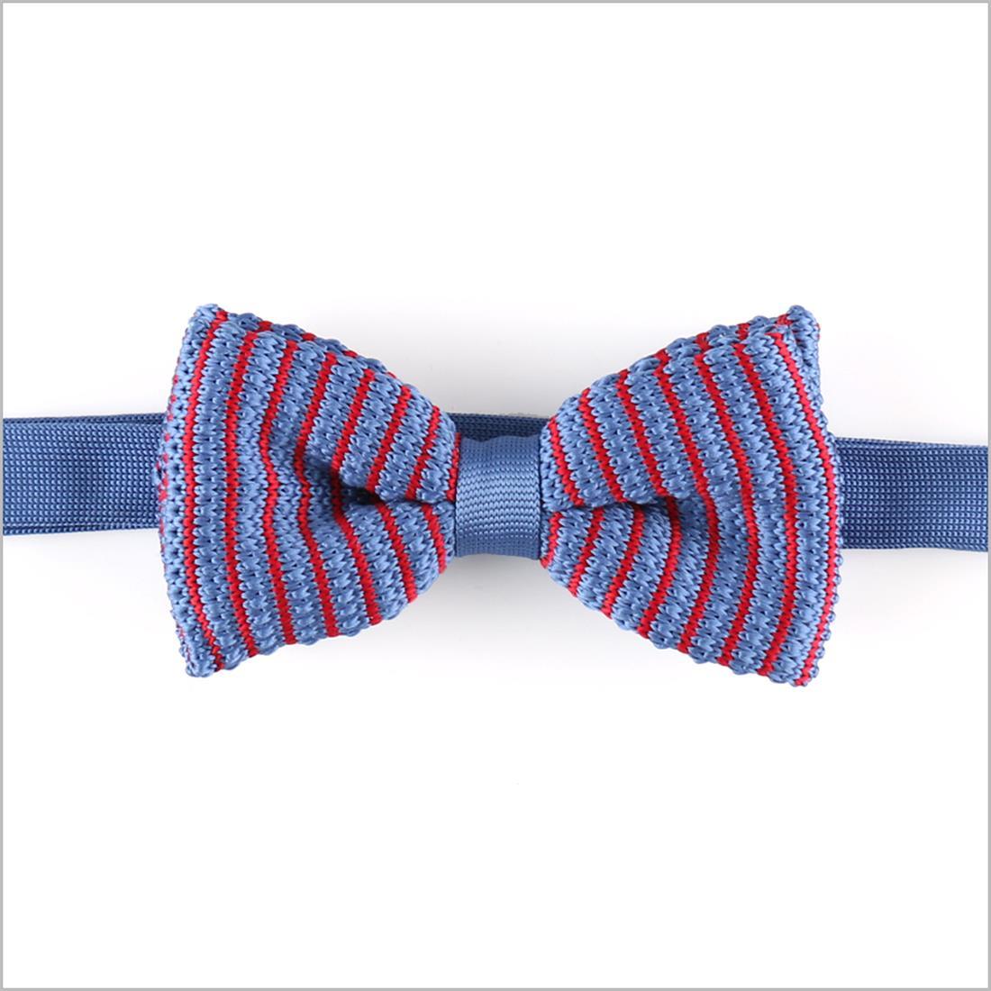 Men's Fashionable 100% Polyester Knitted Bow Tie (YWZJ91)