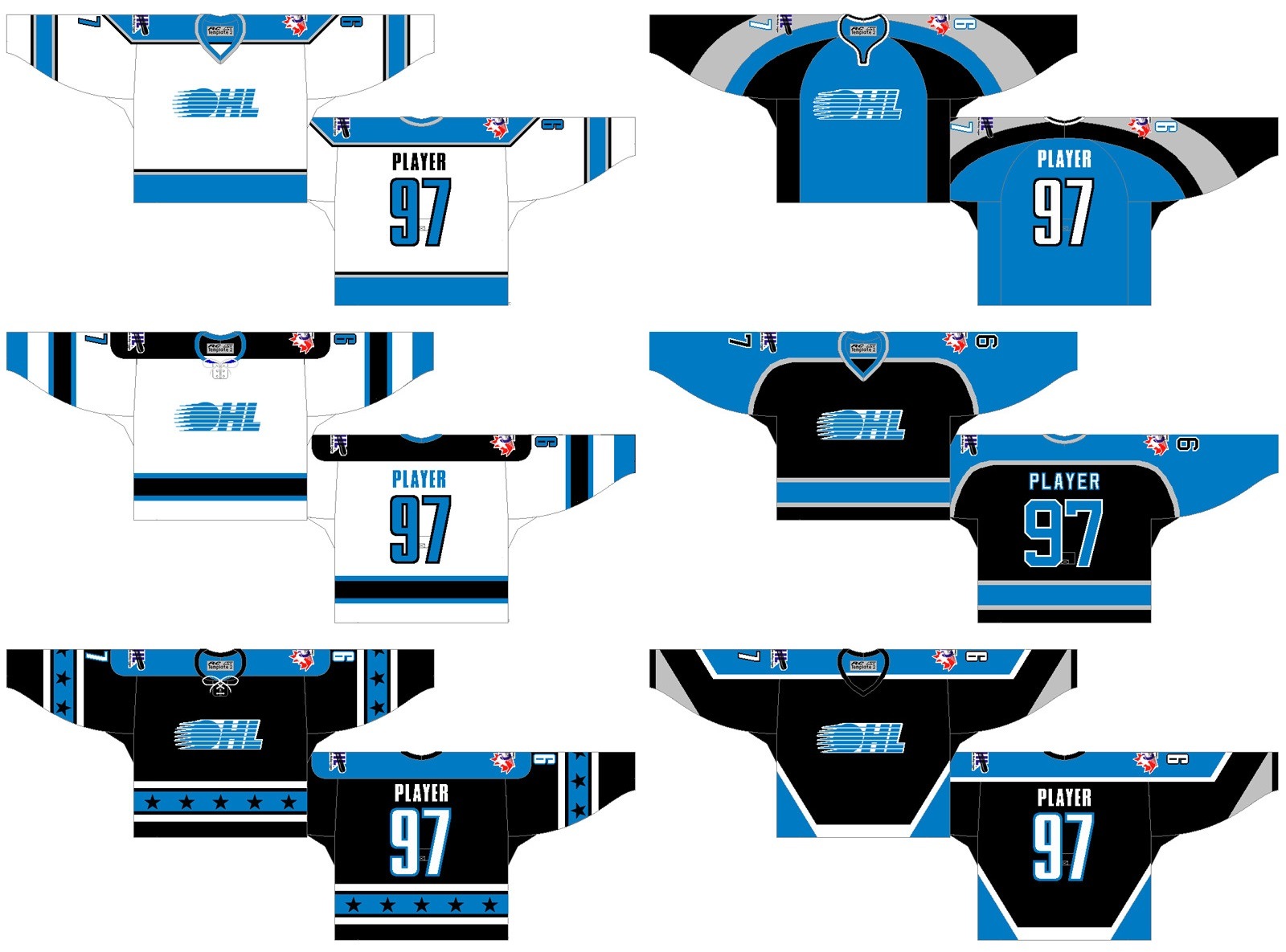 Customized Ontario Hockey League Classic Hockey Jersey