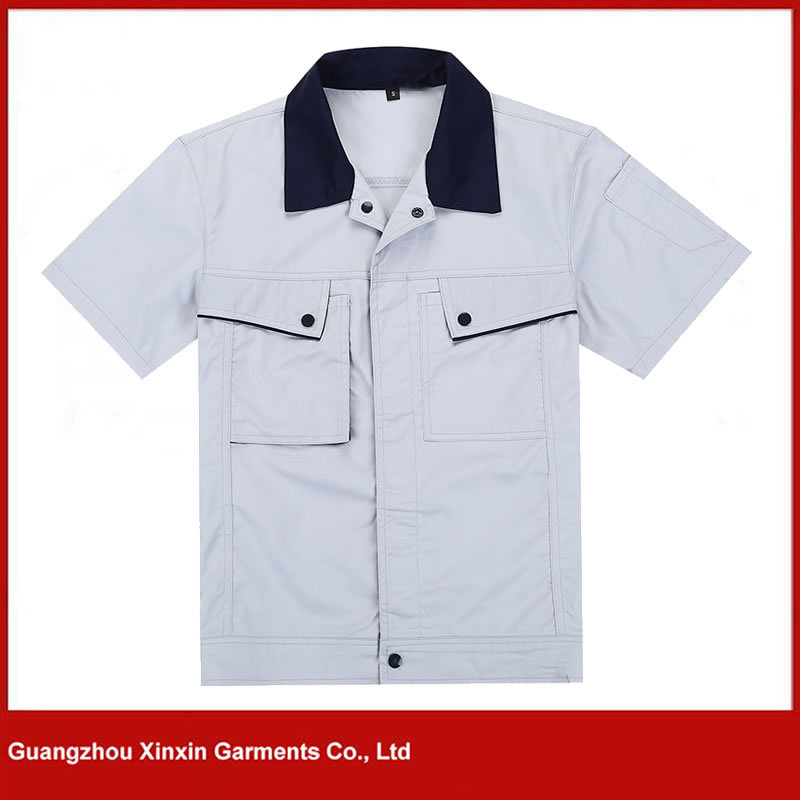 Wholesale Cheap Short Sleeve Work Garments Uniform for Summer (W157)