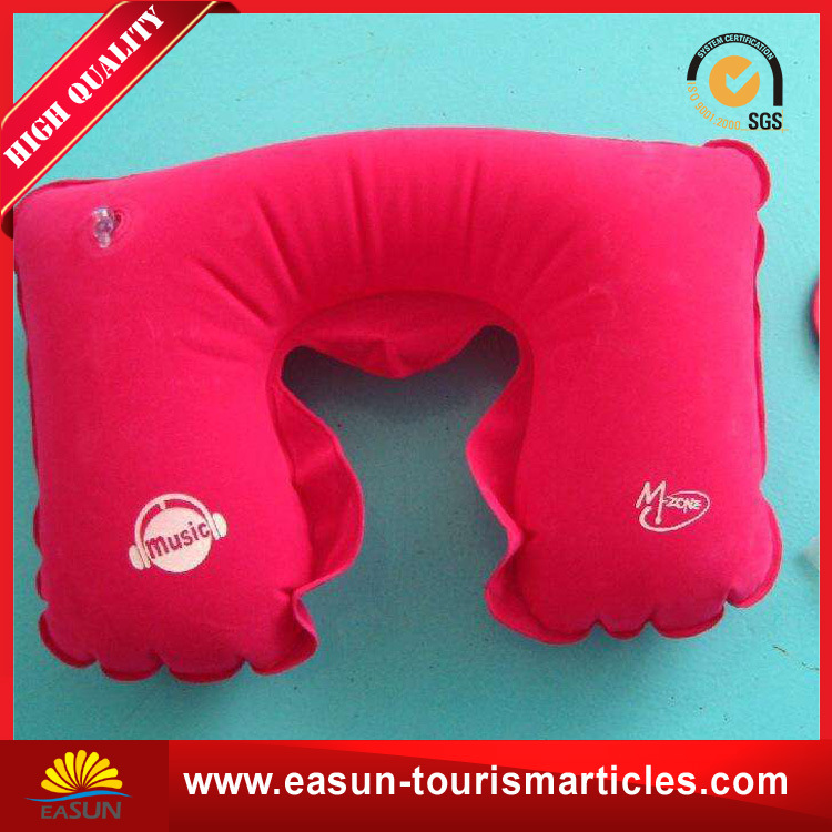 Inflatable Pillow with Red Color $ Customer's Logo