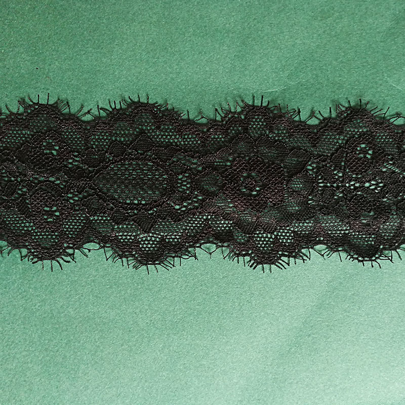 Special Customized Net Trimming Lace with Scalopped & Fringes