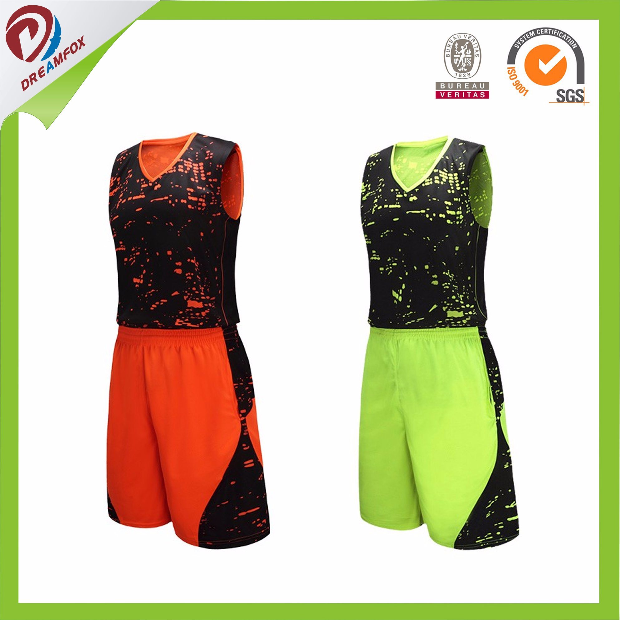 Unique Design Sublimation Cheap Team Any Size Basketball Jersey