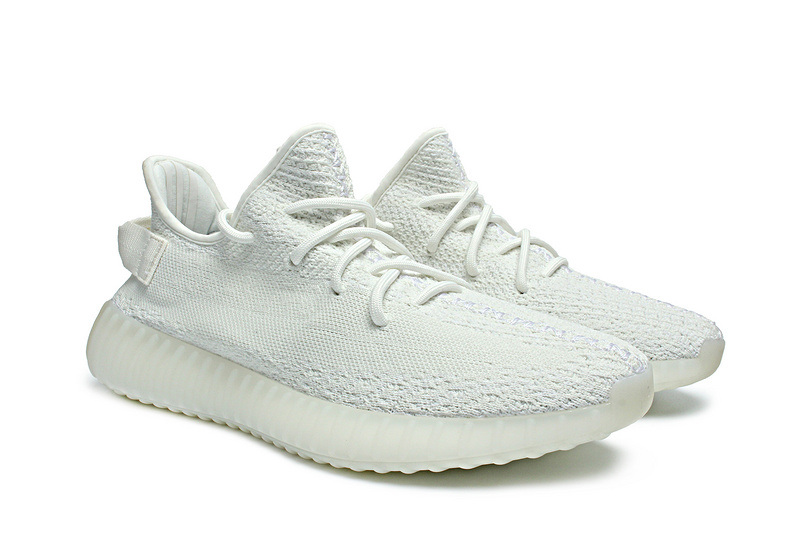 100% Pure White Color Sply-350 of Yeezy 350 Boost V2 Sports Shoes