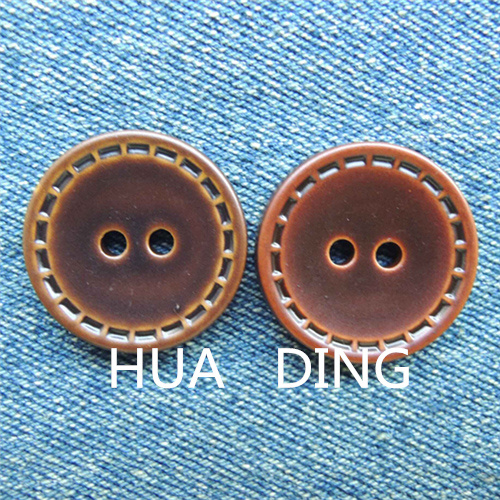 Beautiful 2-Hole Hand Stitch Button for Garment (AF044)
