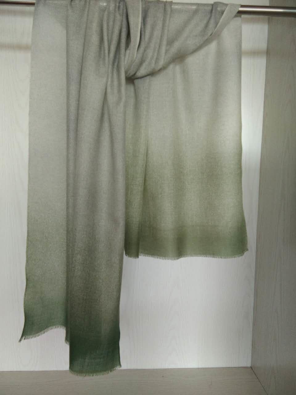 Lady's Silk Cashmere Ombree Shawls