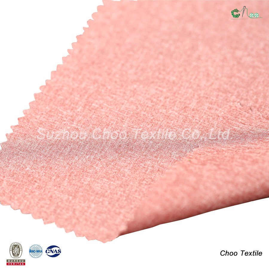 SGS 100% Polyerster Cationic Two Tone Fabric for Winter Coat