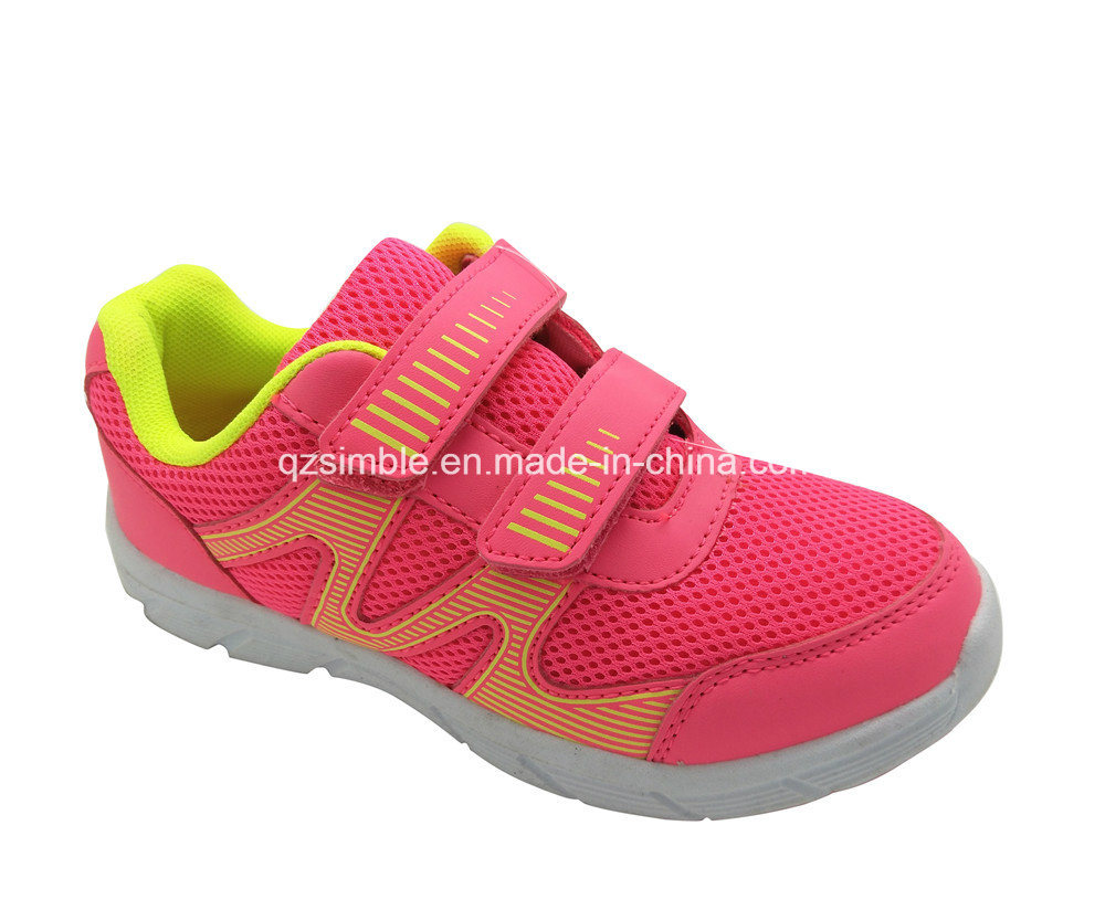 Footwear OEM Comfortable Mesh Upper Sport Running Shoes for Kids