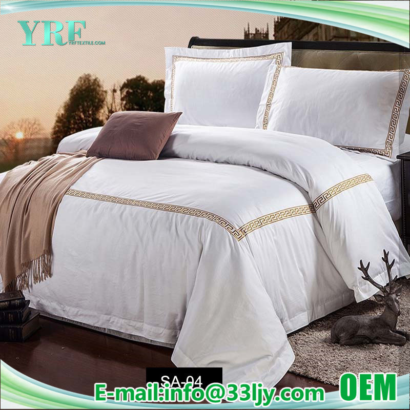 Hotel Supply Cheap Cotton Bedding Set for Hotel Apartment