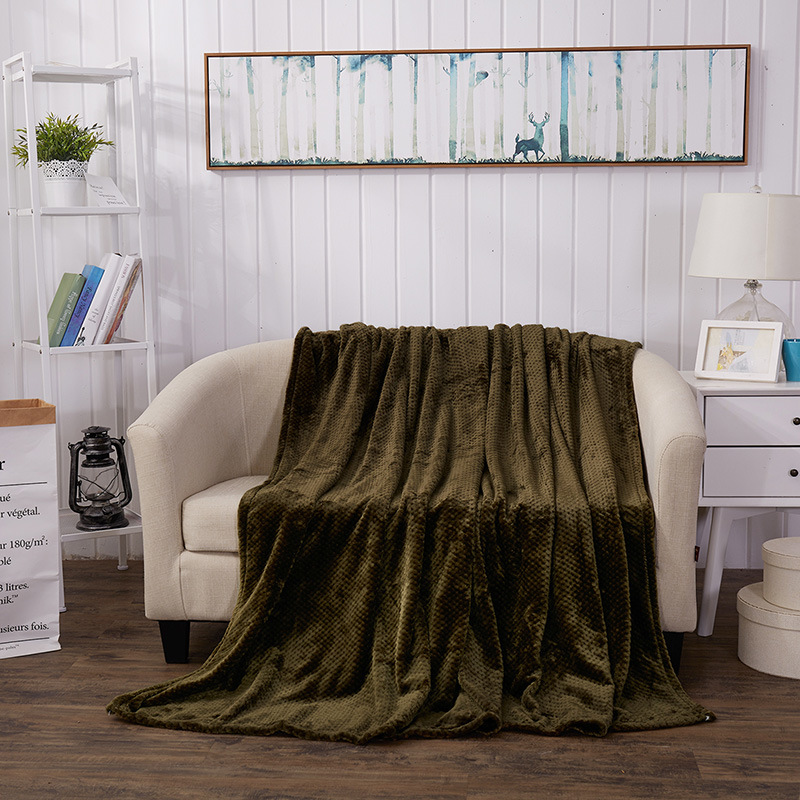 Flannel Fleece Blanket Custom Cheap Soft Polyester Fleece Blanket