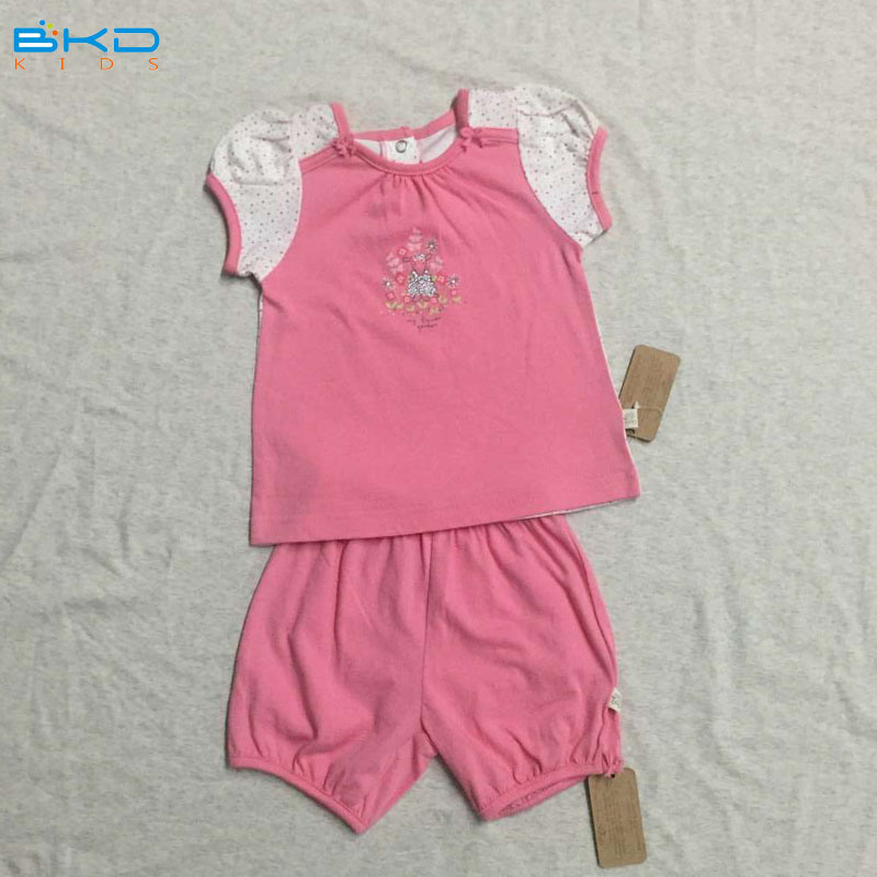 2016 New Arrival Baby Clothes Combed Cotton Baby Girl Sleepwear