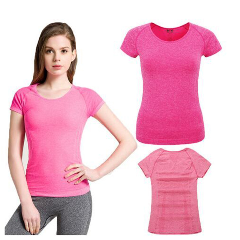 Factory Produce Women Sport Dry Fit T-Shirt