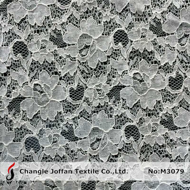 Cheap Floral Cotton Lace Fabric (M3079)