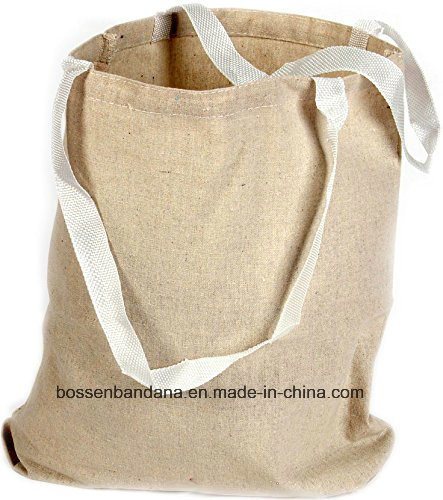 China Factory Produce Customized Logo Printed Cotton Canvas Tote Shopping Bag