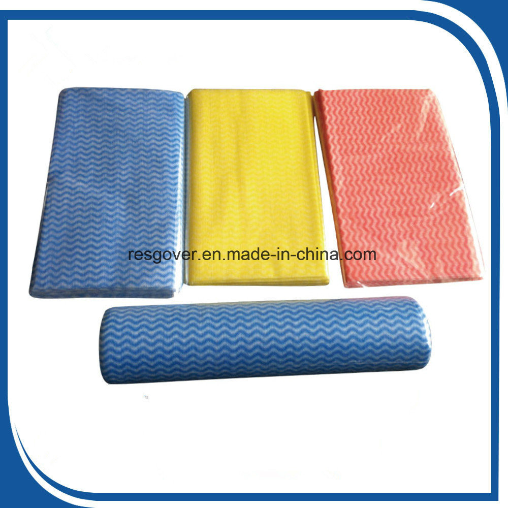 Disposable Spunlace Nonwoven Cleaning Cloths Table Wiping and Wash Wipes