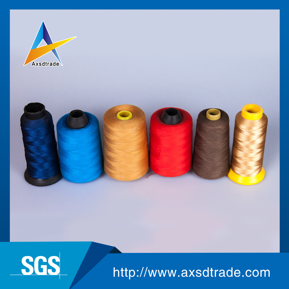 Wholesale 100% Polyester Sewing Thread Knitting Fabric Yarn for Embroidery
