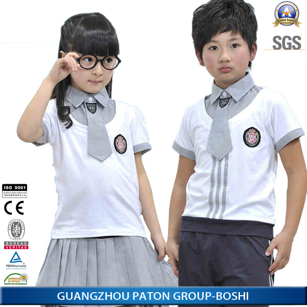 2015 School Uniform, Custom Summer School Clothing-Sc009