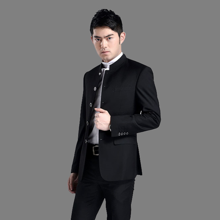 2016 Men's Stand Collar Zhongshan Suit Formal Suit