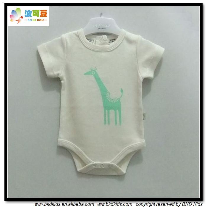 High Quality Baby Clothes Plain White Infants Onesie