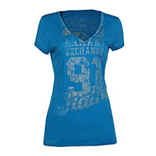 Fashion Sexy Cotton/Polyester Printed T-Shirt for Women (W031)