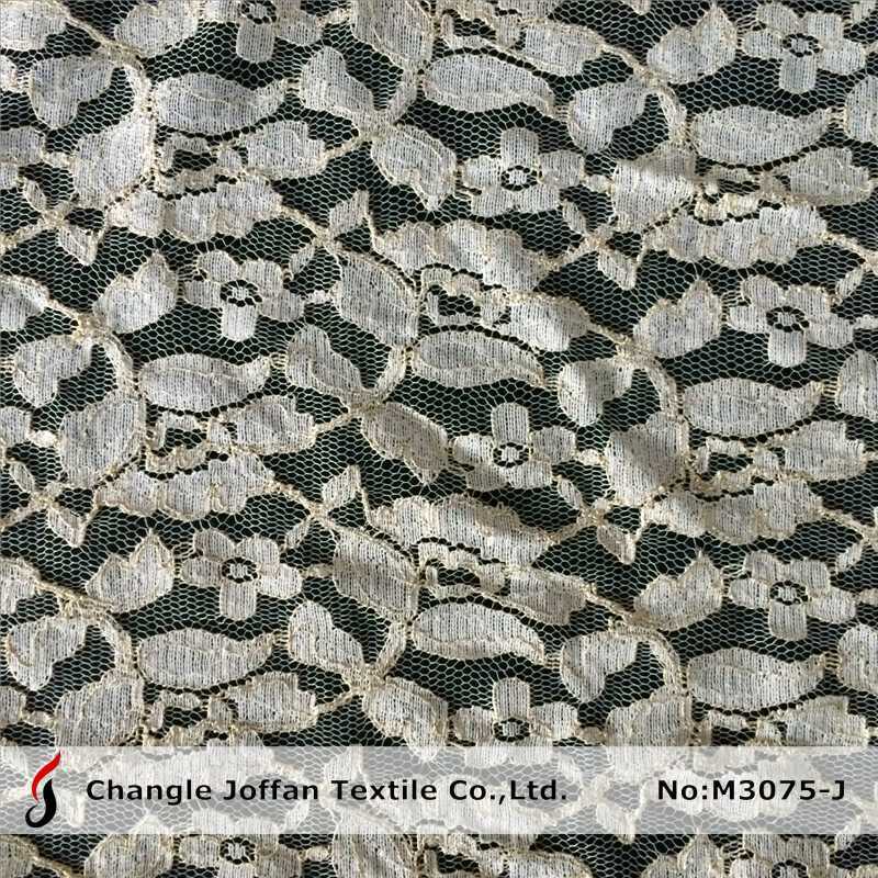 Gold African Lace Fabric for Sale (M3075-J)