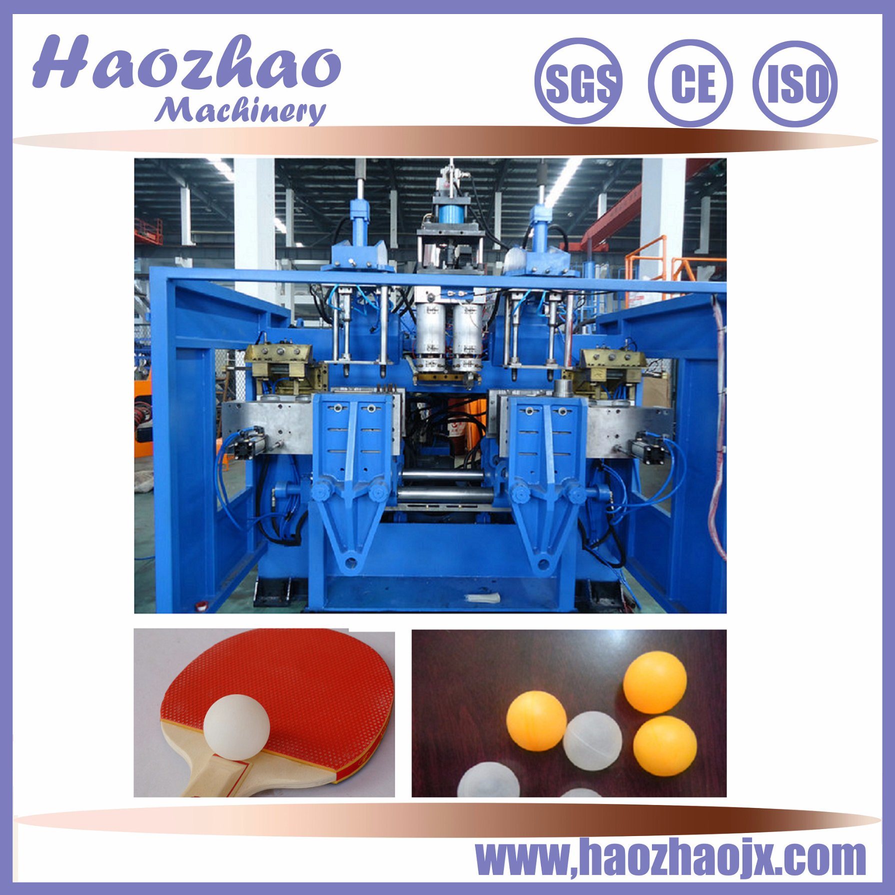 Plastic Ping-Pong Ball Blow Moulding Machine