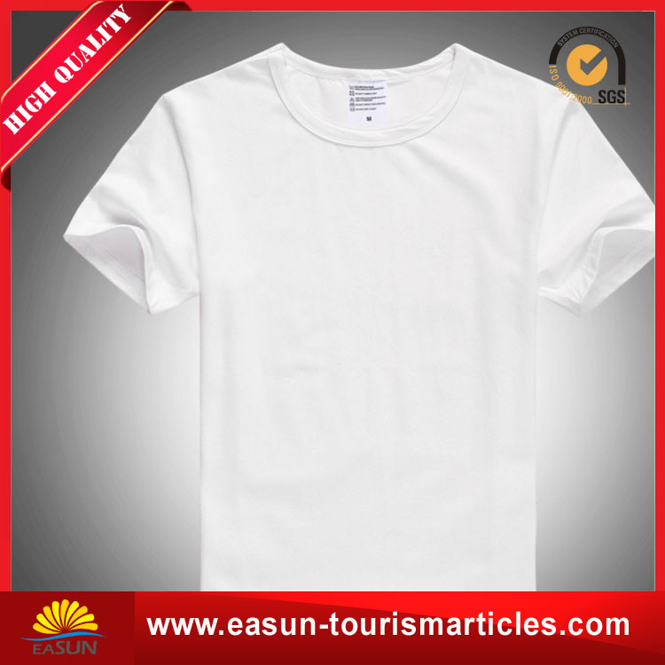 100% White Polyester T-Shirt with High Quality (ES3052504AMA)
