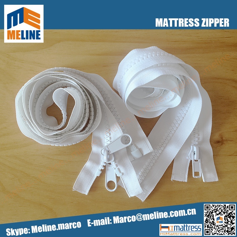 Factory Price 10# Plastic Zipper with 1 or 2 Way  Open-End for Mattress