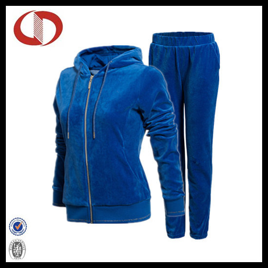 High Quality Womens Velour Tracksuit 2016