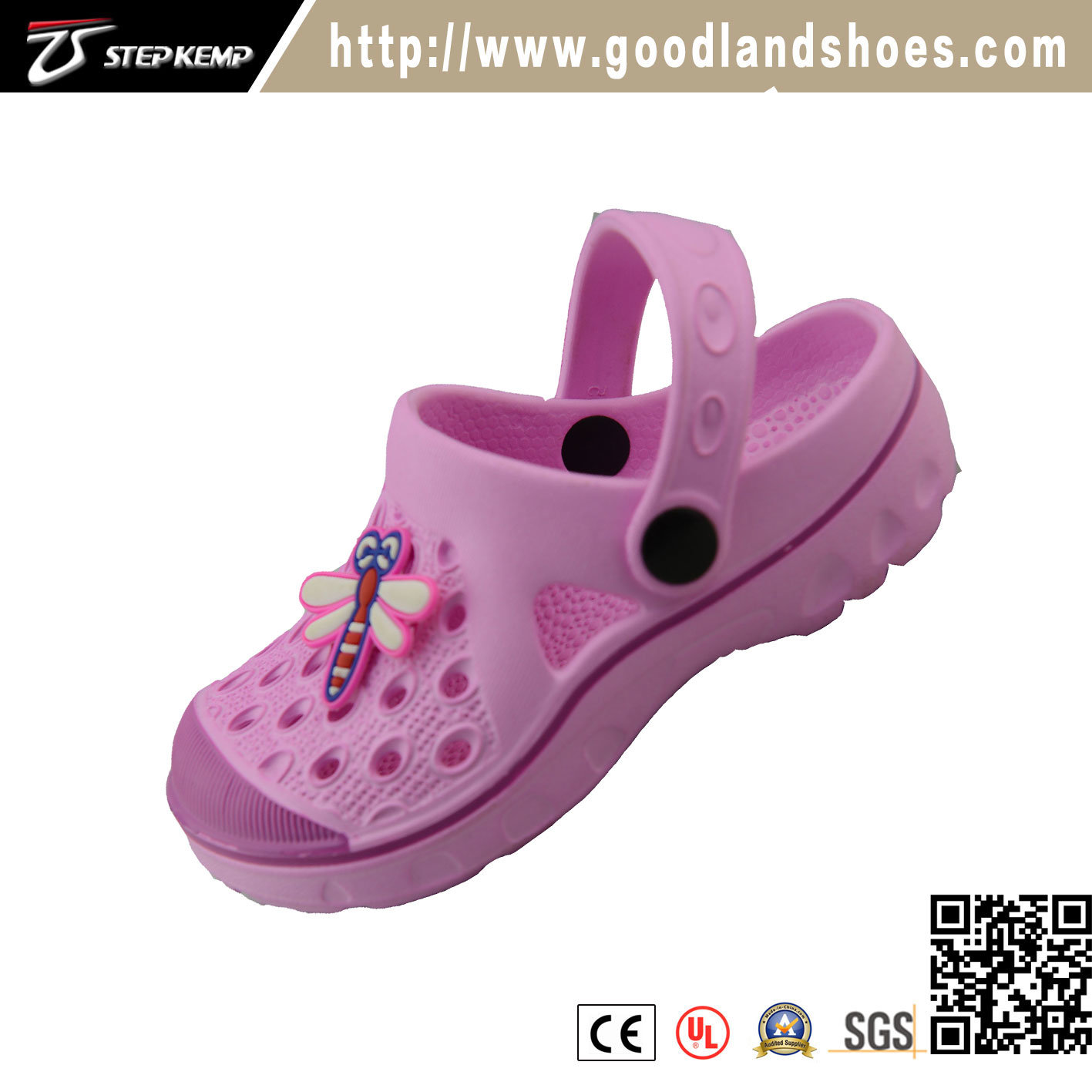 Kids Garden Pink Shoes Confortable Clog for Children 20291