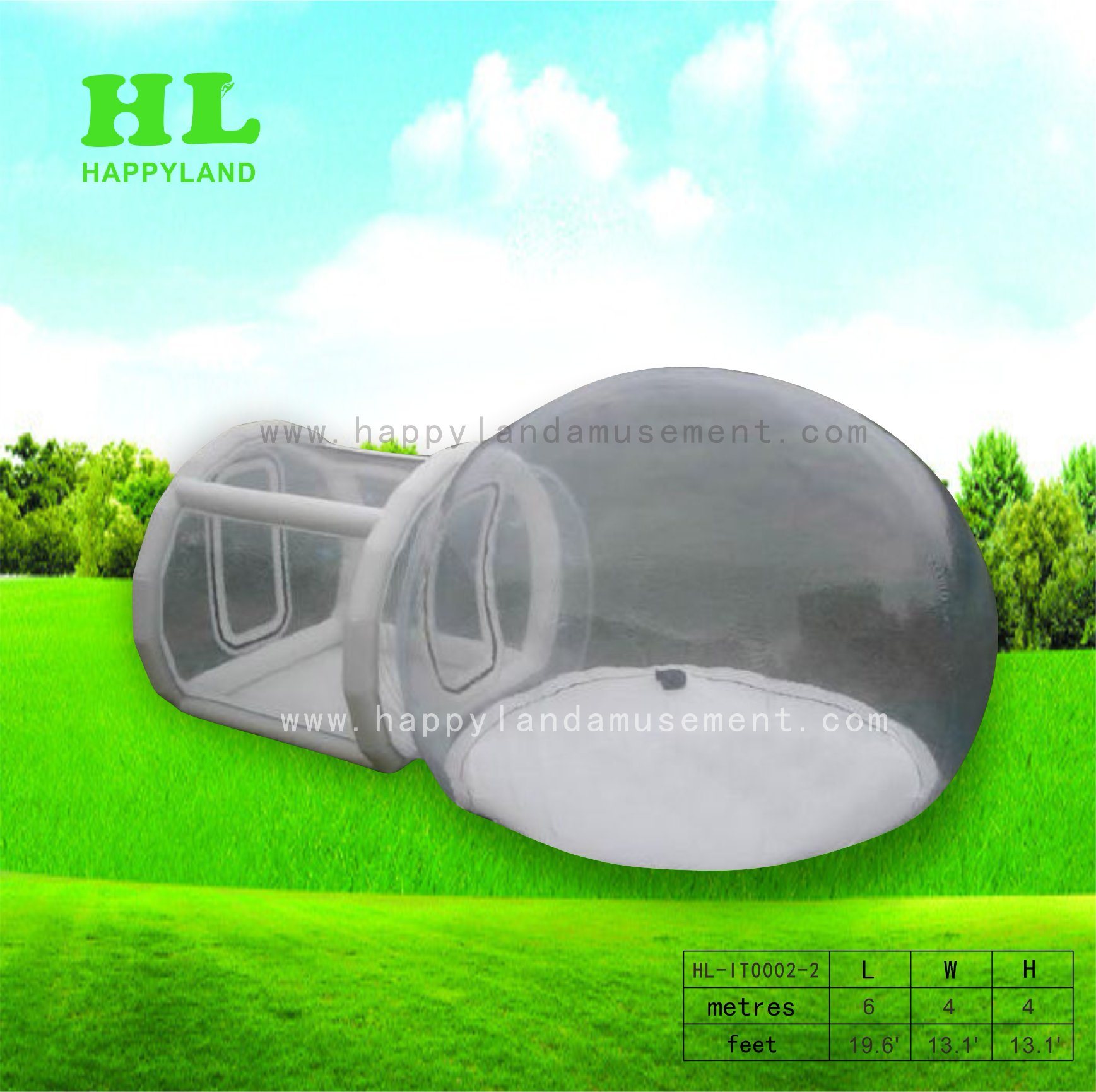 Clear Inflatable Bubble Tent for Outdoor Camping