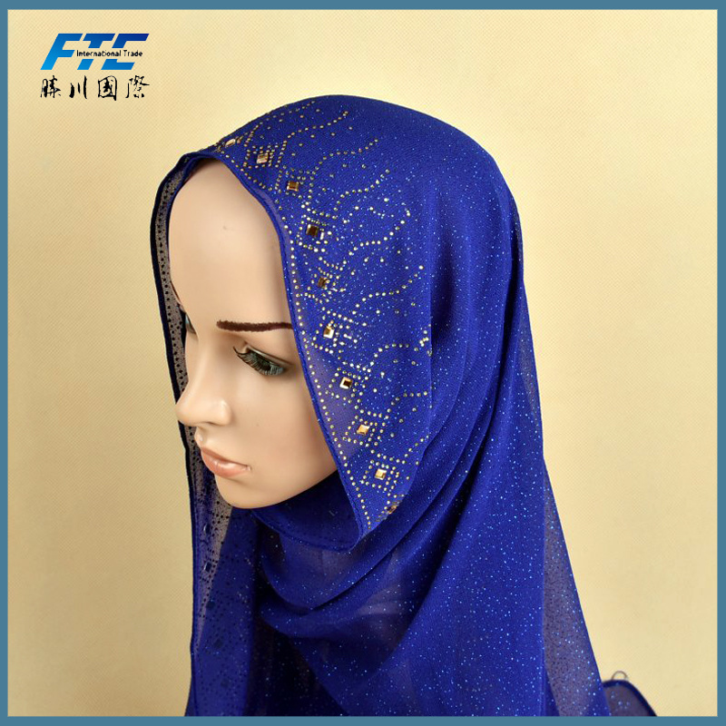 180*80cm High Quality Beautiful Scarf Hijab Fashion Headwear Pure