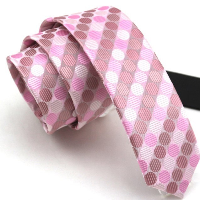 Wholesale Skinny Woven Jacquard Polyester Tie (T42/43/44/45)