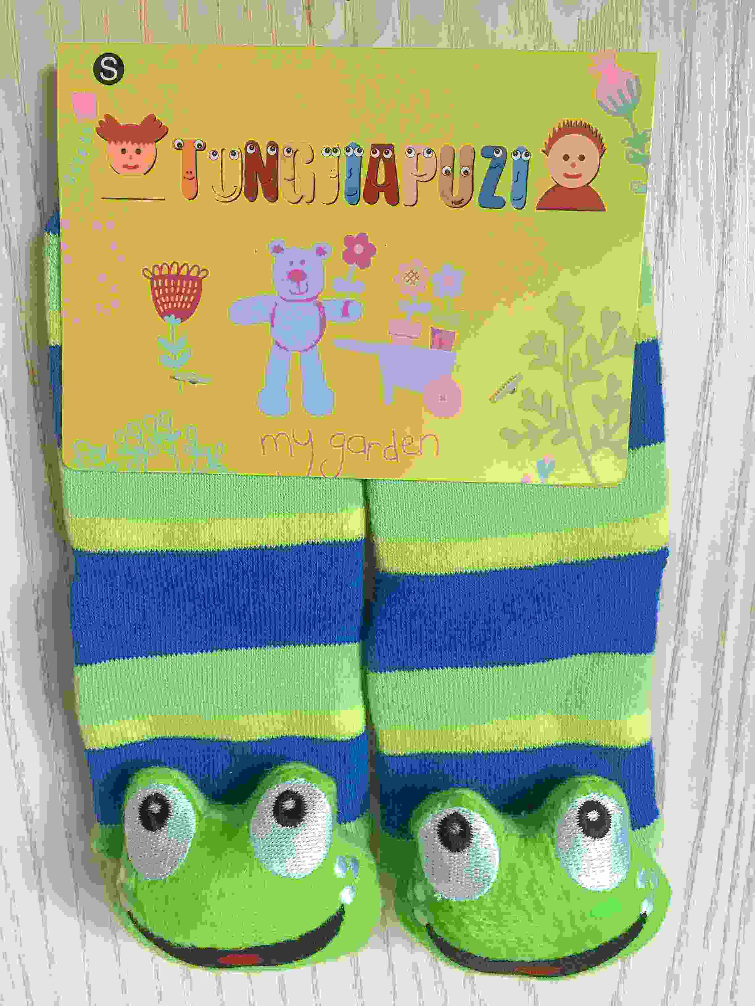 Skid Resistance Cotton Silicone Cartoon Baby Socks (JMBABY-JMBABY-BIGEYEFLOG)