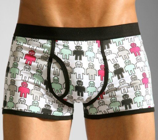 Fashion Cheap Men's Underwear Boxer with Nice Print 112302