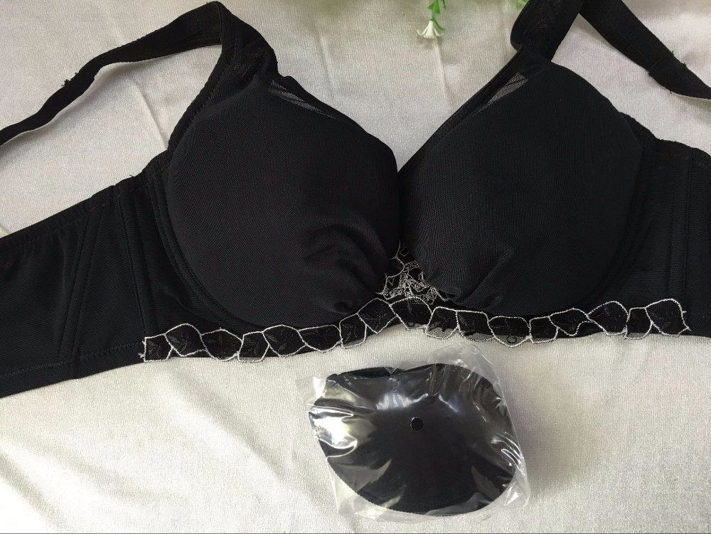 Latest Design Black Bra Set Lady Sexy Underwear