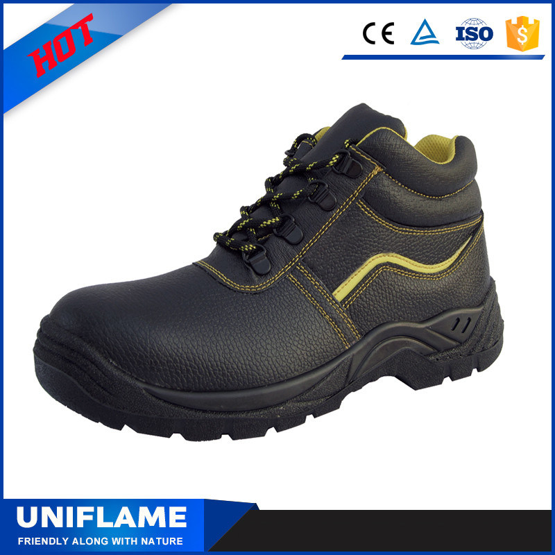 Black Sbp Cotton Linning Winter Safety Shoes Ufa020