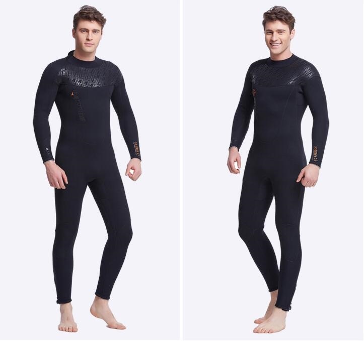 Top Quality Long Sleeve Neoprene Diving Suit with SGS Black
