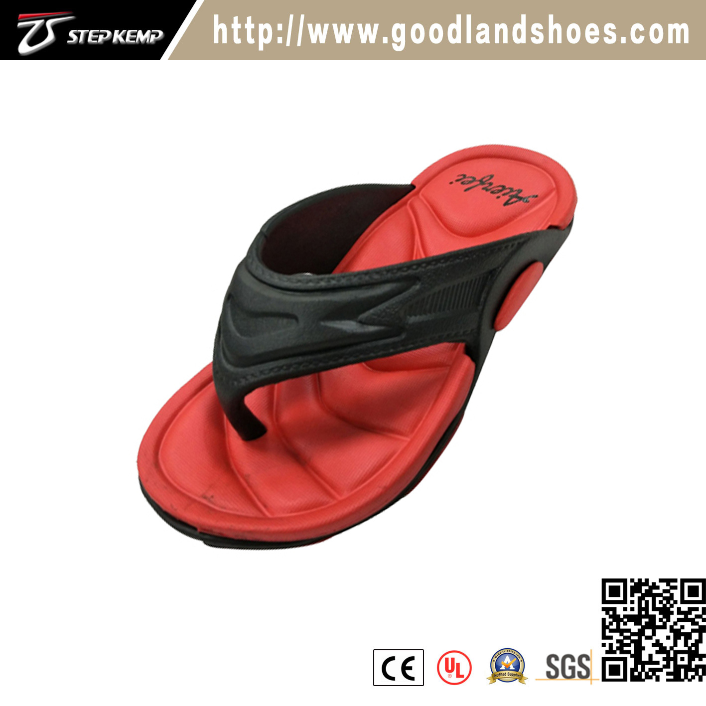Comfortable Men's Casual Flip Flops Red Shoes 20246