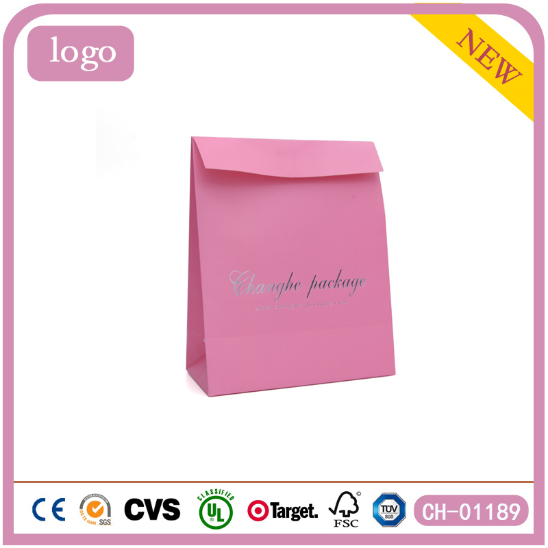 Pink Lovely Foil Stamp Beautiful Gift Food Toy Paper Bag
